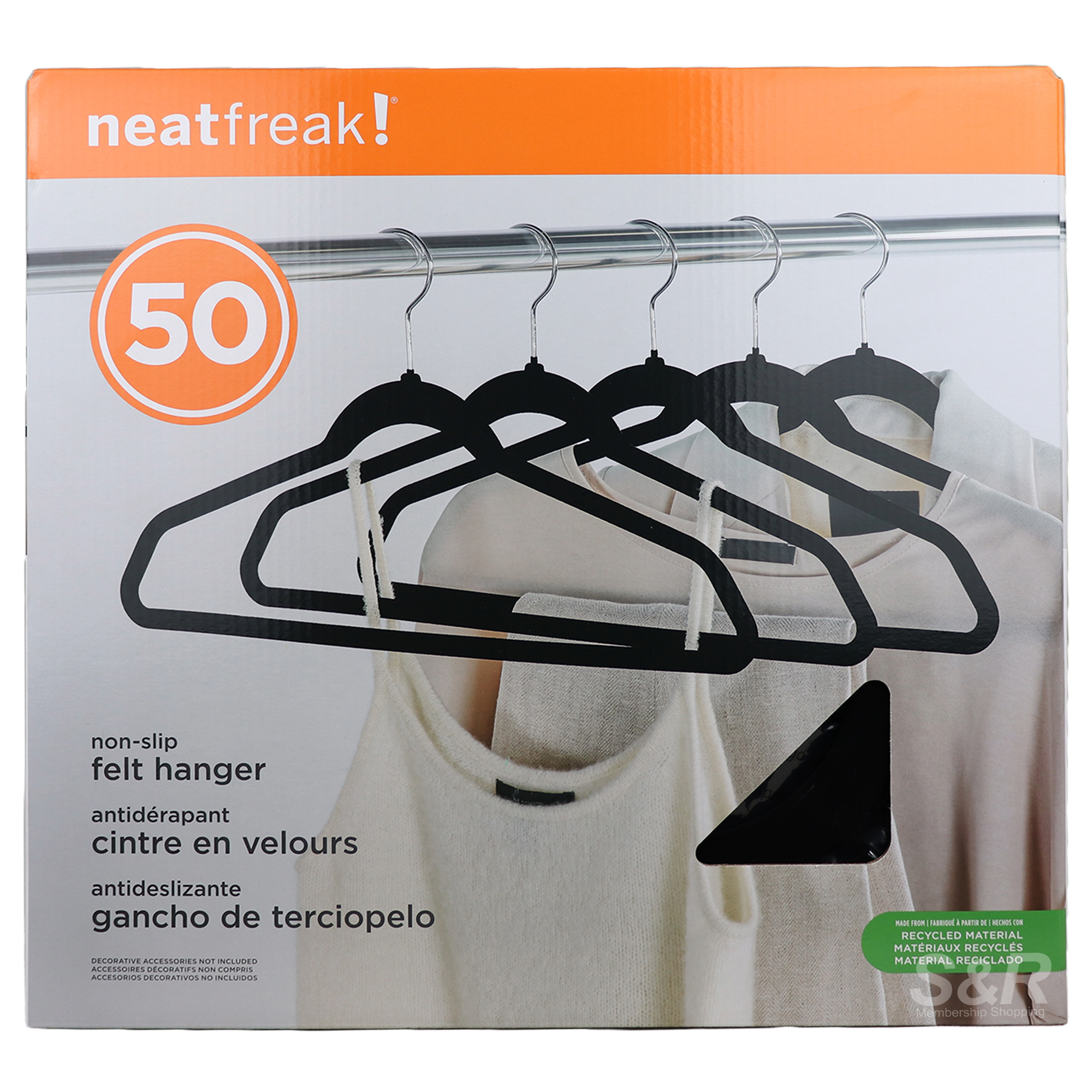 Neatfreak! Non-slip Felt Hanger 50pcs